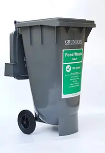 New 120 litre food waste bin