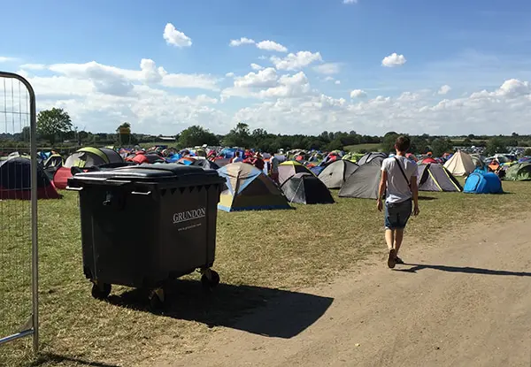 DC Site Services & Grundon work in partnership service the V Festival