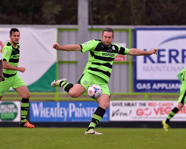 John Parkin of Forest Green Rovers in action