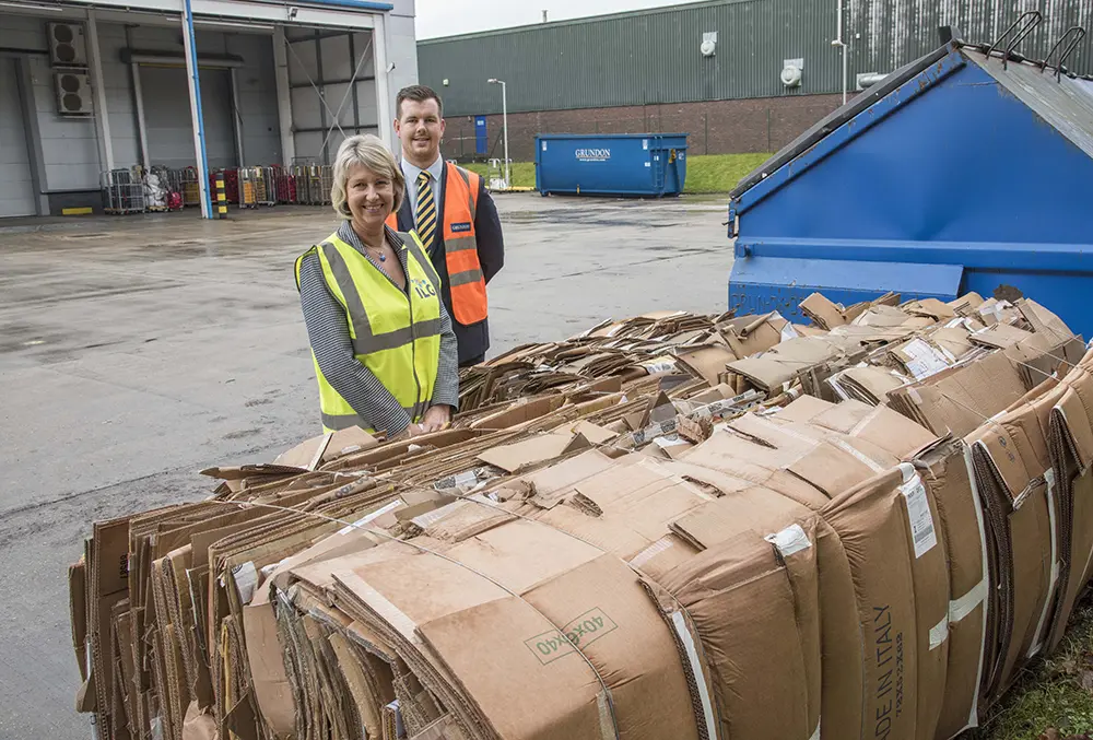 The installation of cardboard balers have dramatically reduced vehicle movements and are delivering bigger rebates for ILG, who previously had to pay for cardboard disposal