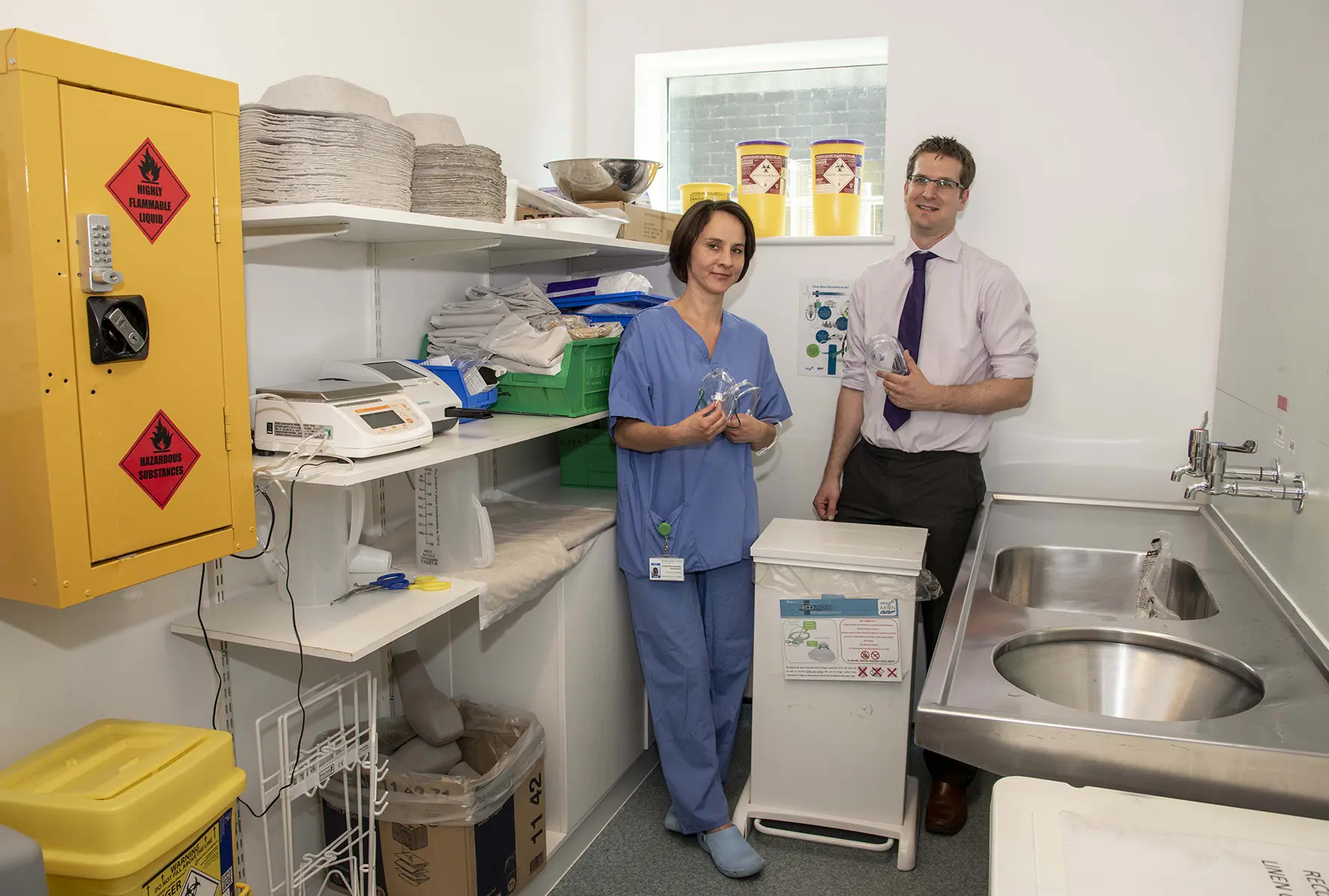Around 500kgs of PVC has been collected at Wexham Park Hospital alone and, since August 2018, removing recyclable PVC from the incineration waste stream overall has saved the Trust around £200.
