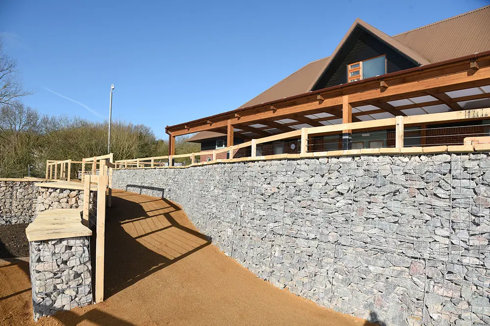 The redevelopment of the waterfront area includes a new shaded under-cover seating area, and a lakeside boardwalk, as well as wheelchair and buggy-friendly slopes to provide easy access.