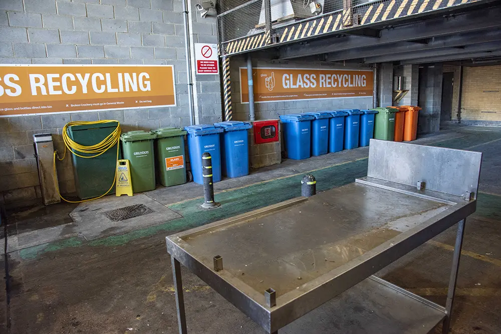 The installation of new containers, together with new posters and signage to help people understand which waste goes into which bins has helped to reduce contamination issues, boosting recycling rates