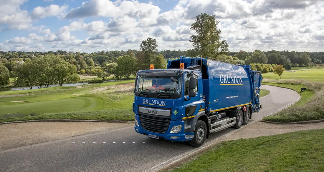 Grundon’s certified CarbonNeutral® waste collection vehicles are helping to reduce The Grove’s carbon footprint  