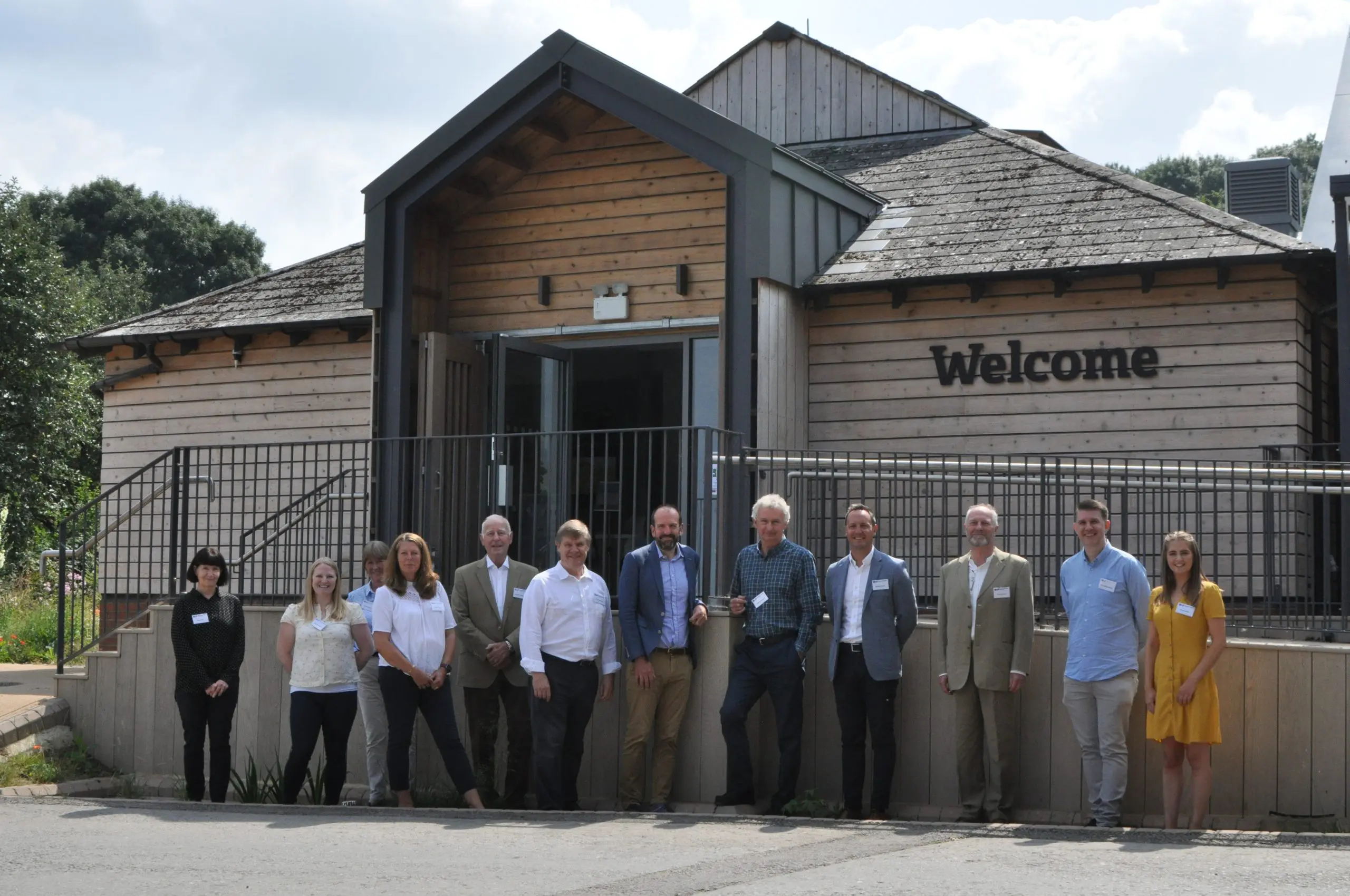 To mark the significant landmark, members of the Grundon team visited the brand new GWT headquarters at Robinswood Hill, Gloucester.