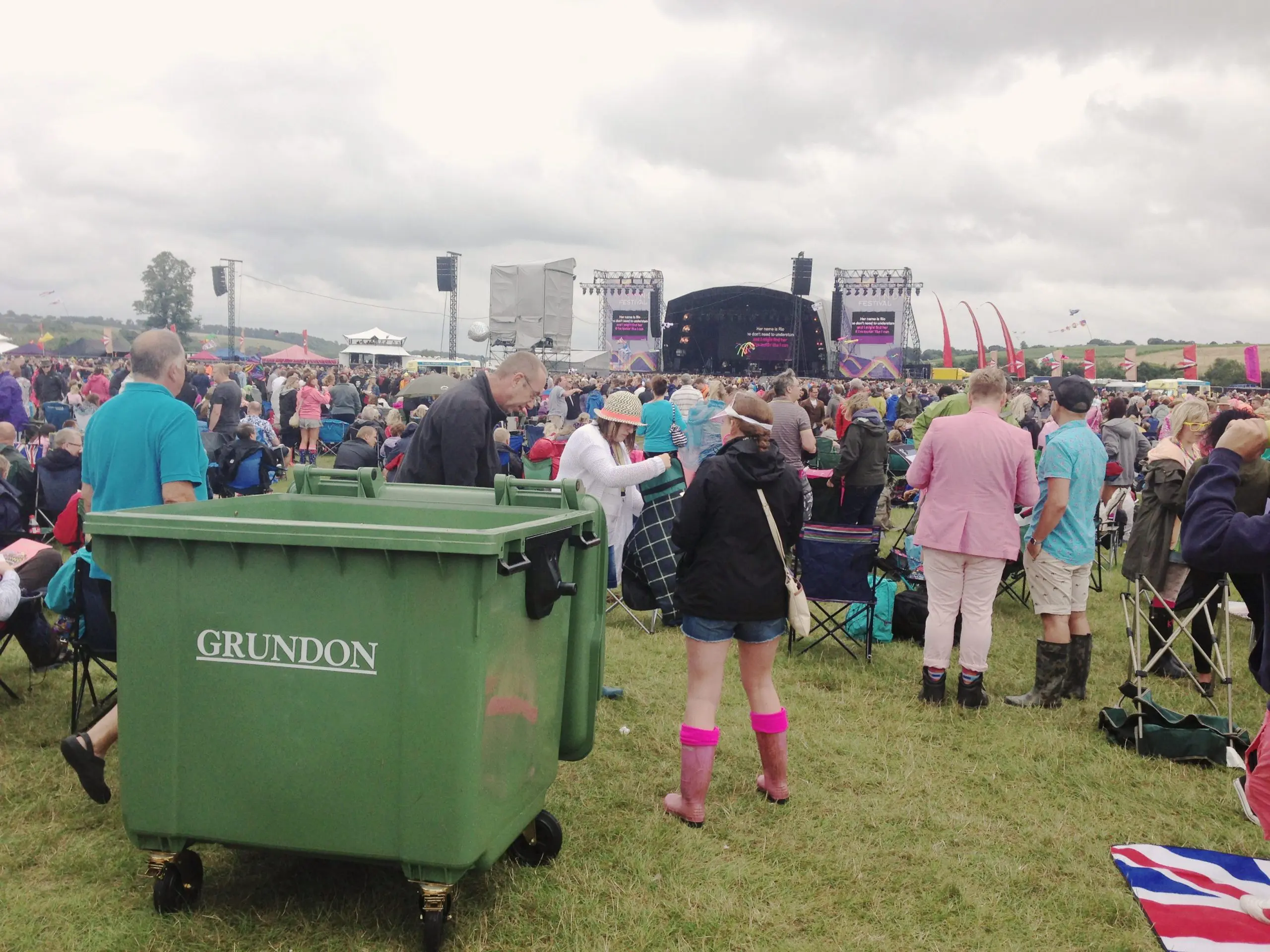 Rewind Festival is serviced by Grundon's Special Events Services Team