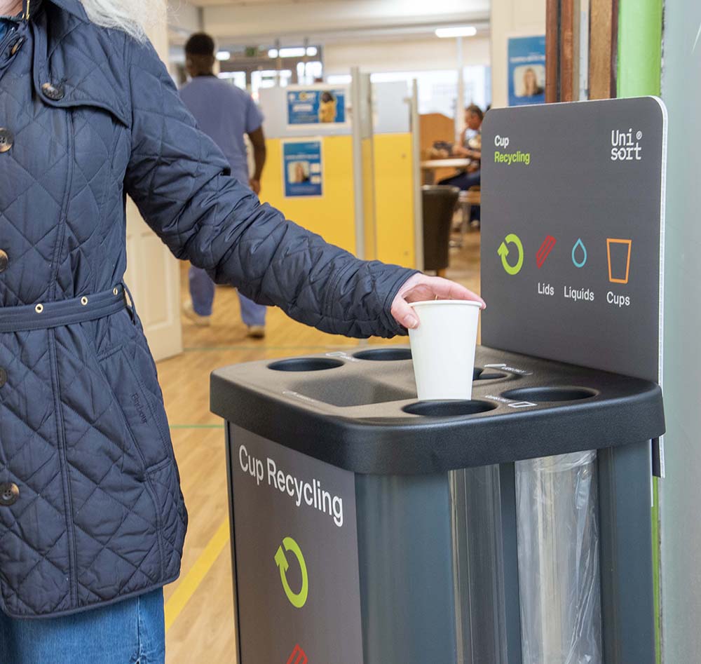 Food waste aside, Grundon is also trialling its Coffee Cup Recycling service