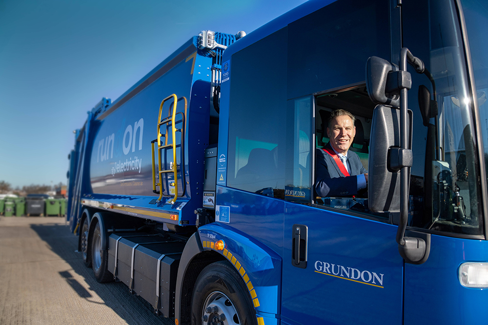 Neil Grundon takes the wheel of one of the new EVs