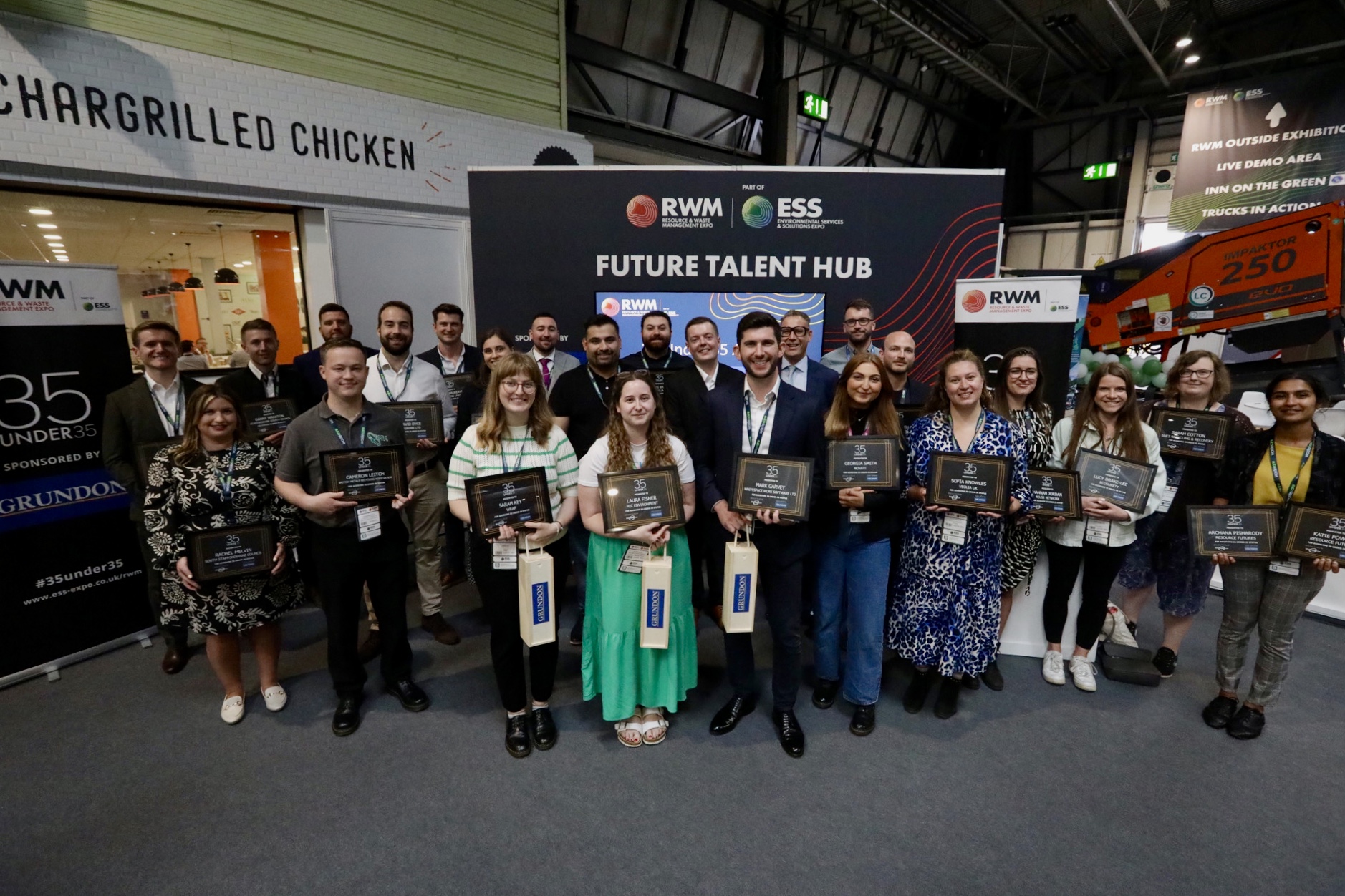 The 35 Under 35 winners for 2023 were announced at the RWM show