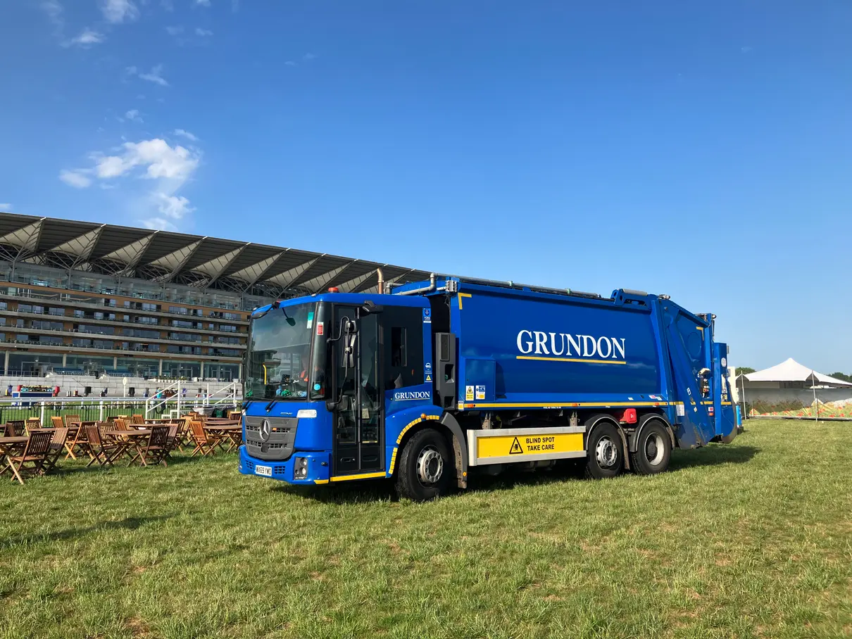 Grundon helped increase the overall recycling rate at Royal Ascot to 55% in 2023 - 20% up on 2022