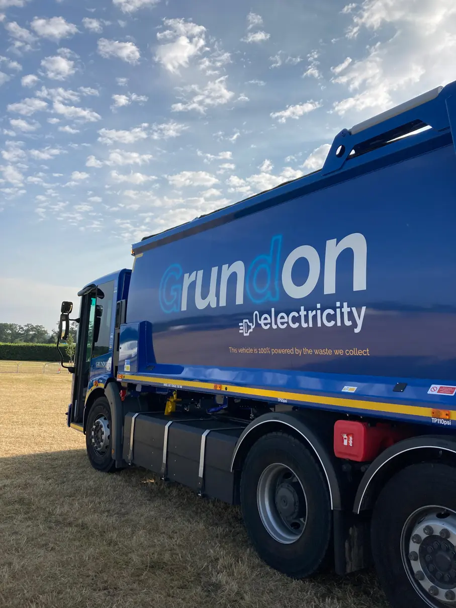 Grundon's zero emission fully electric waste collection vehicles helped contribute towards Royal Ascot's sustainability journey