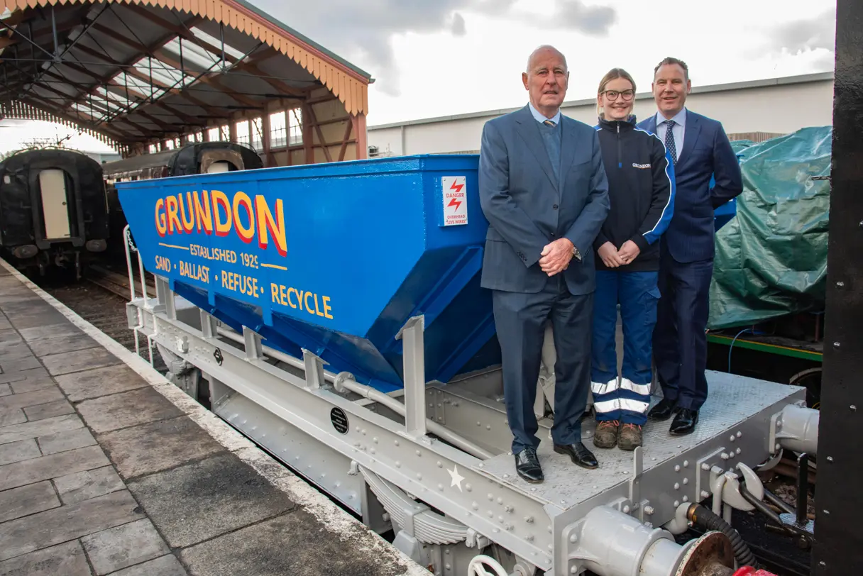 Three generations: Norman Grundon, Grace Grundon and Neil Grundon