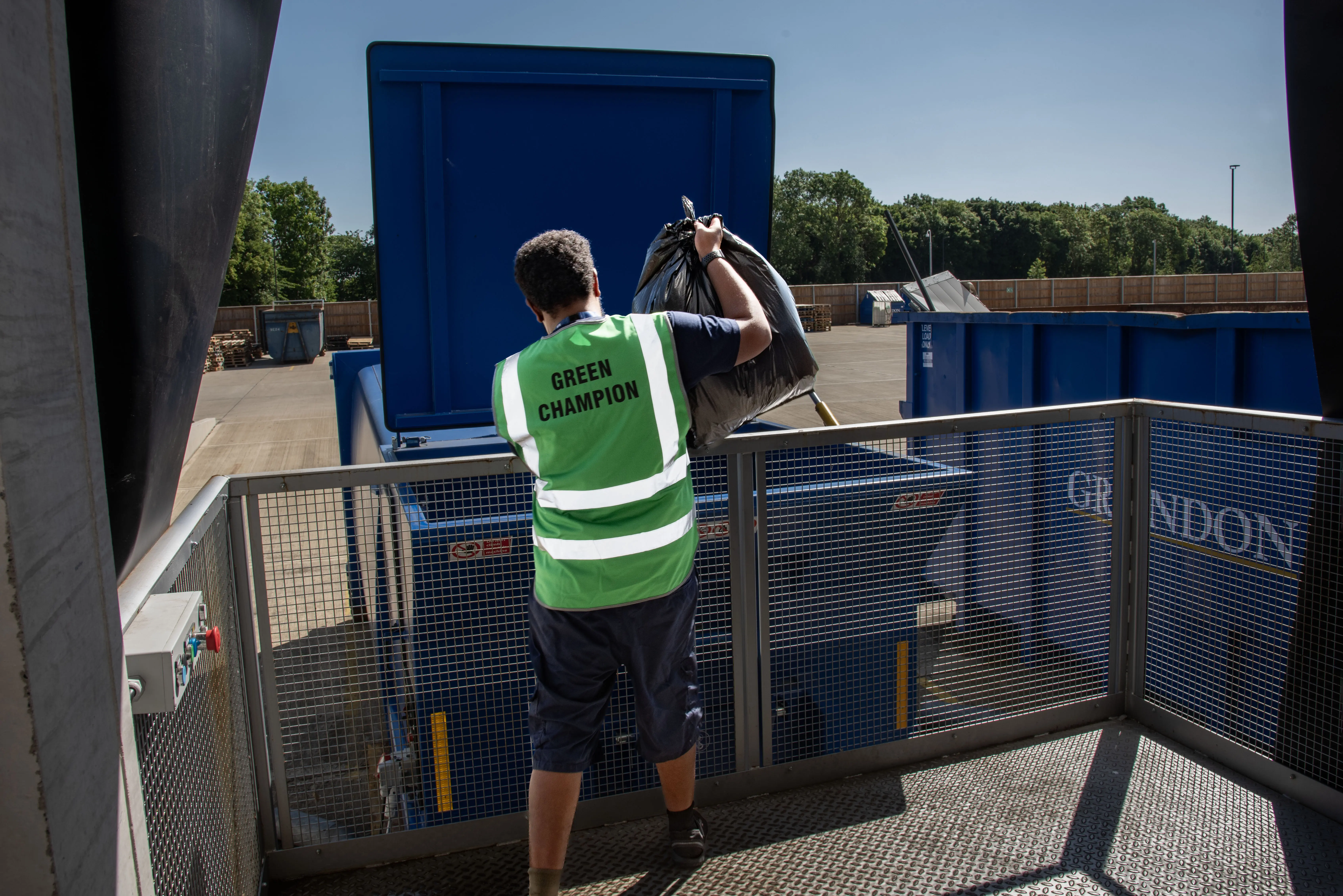 Improving efficiency: the installation of a bespoke dock loading compactor has made disposal easier for waste operatives.