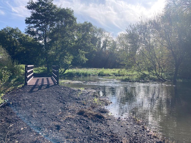 Before: Bridge under construction