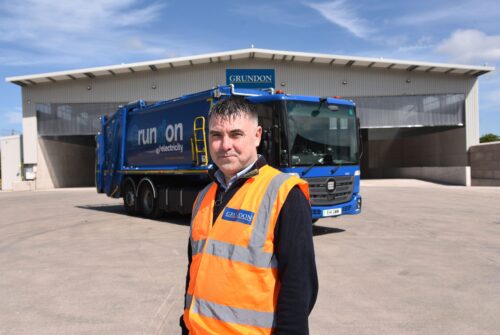 Grundon depot manager John Phelps at the new Waste Transfer Station in St Philip’s Marsh.